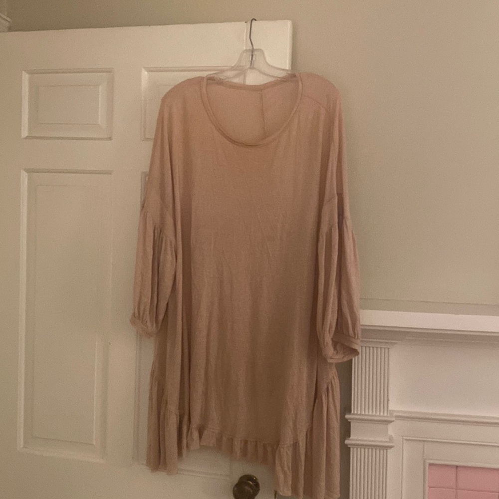 Free people pink tunic dress